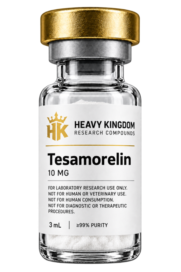 Heavy Kingdom Tesamorelin 10 mg research vial